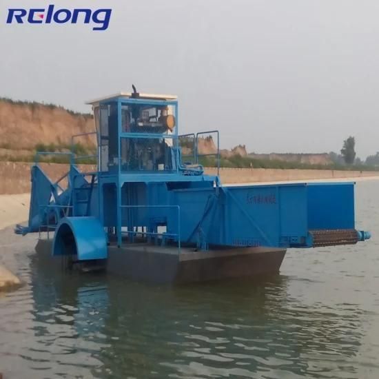 Stainless Steel River Cleaning Machine Underwater Mowing Harvester Foam Ship