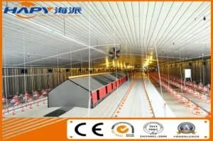 Poultry Control Shed Equipment with Prefabricated House Construction for One-Stop