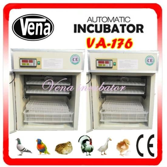 Newest Automatic 100 Eggs Incubator CE Approved Va-176