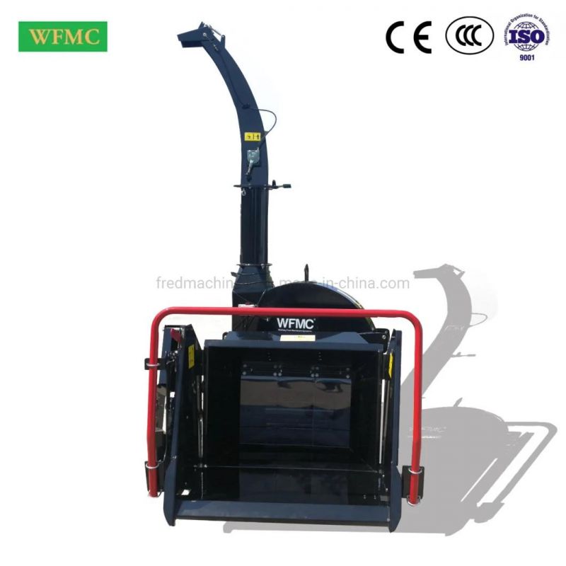 10 Inches Forestry Machine Wood Cutting Machine Self-Contained Hydraulic Wood Chipper Shredder