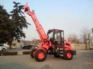Telescopic Boom Wheel Loader with Quick Hitch