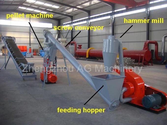 Animal Feed Processing Equipment Corn Straw Hammer Mill