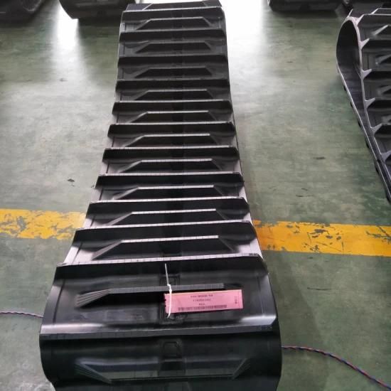 Yanmar Types Harvester Spare Parts Rubber Tracks 500/90aw/54