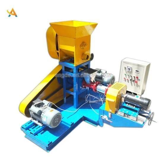 Small Fish Feed Pellet Mill Making Extruder Machine