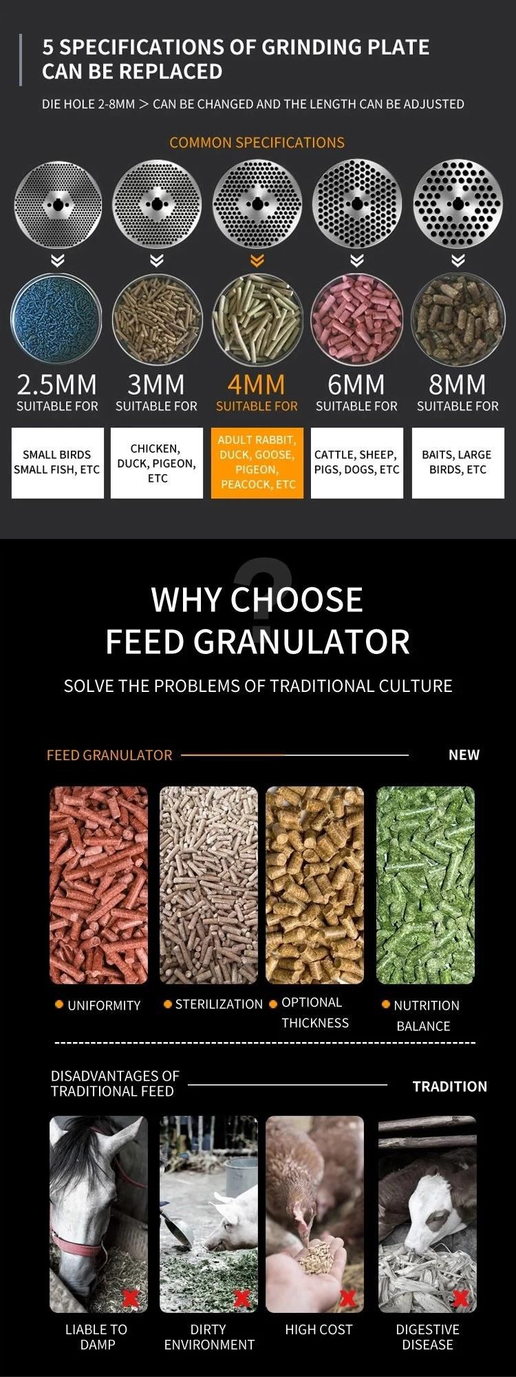 Force Feeding Granulator/Pellet Granulator/Granulator for Fish Food
