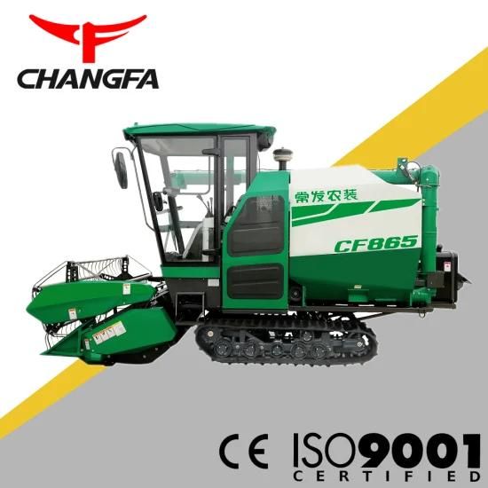 CF865 Full-Feeding Track-Type Combine Harvester for Rice Wheat
