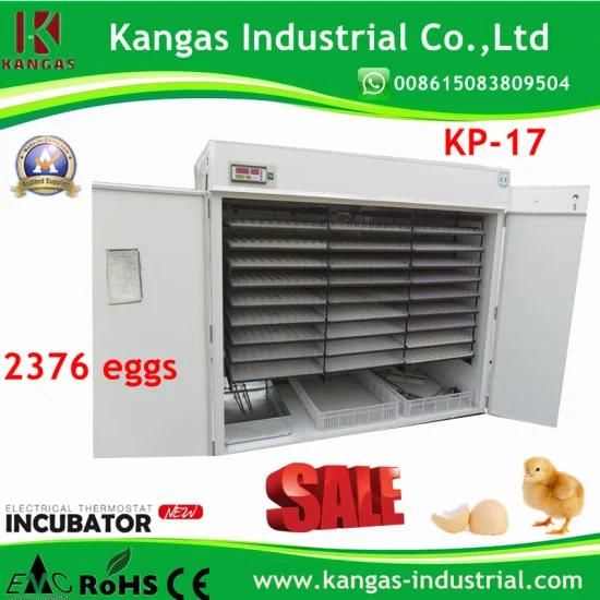 CE Approved Three Years Warranty Automatic Egg Incubator for Hatching 2376 Eggs