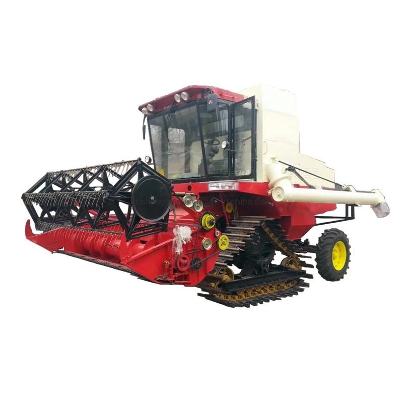 Combine / Combining /Crawler Track Type Best Type Rice Wheat Harvester