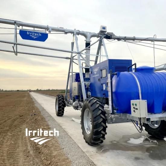 Irrigation Lateral Move Irrigator Cable Above Guidance Ditch Feed and End Feed Self Clean ...