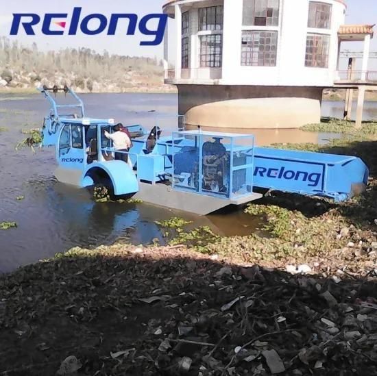 Aquatic Weed Removal Vessel Used in Lake Cleaning