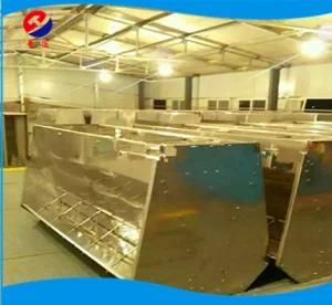 High Strength Corrosion Resistance Stainless Steel Double Side Feeder for Pig Farm