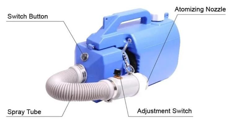 Efficient Sanitizing Mini Atomizer Fogger Machine Electric Fogging Sprayer/Plastic Fogger