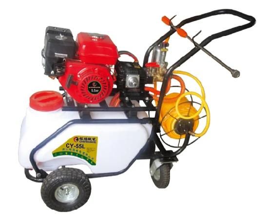 Hand Push Type Gasoline Engine Garden Power Sprayer (CY-55L)