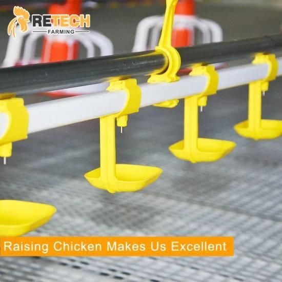 Broiler poultry farm equipment floor system with plastic slat