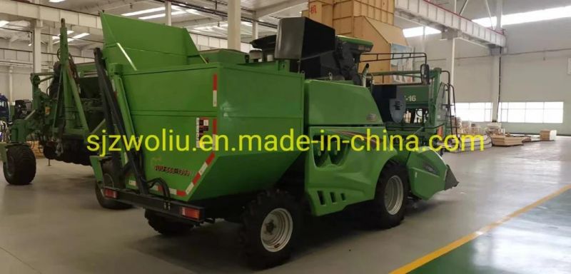 High Productivity 3 Rows Wheel Type Corn Combine Harvester, Agricultural Machine