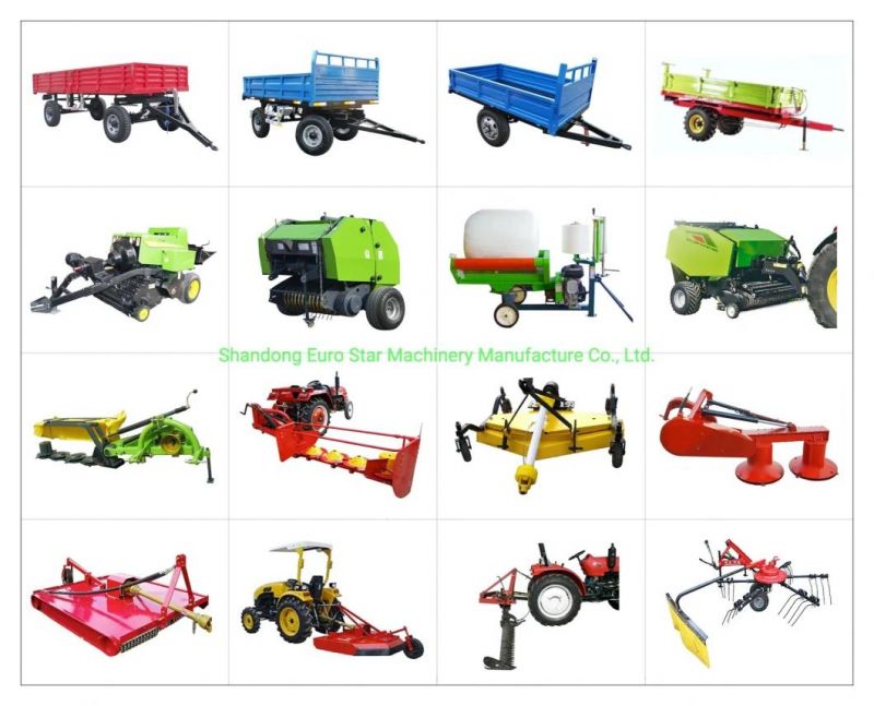 Width 1.8m Rotary Lawn Mower Sickle Hydraulic Alfalfa Hay Mower Disc Garden Grass Machine Agricultural Machinery Trimmer Reciprocating Mower 40-70HP Tractor