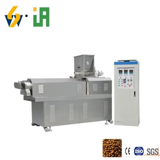 Jinan City Automatic Floating Fish Food Pellet Processing Making Extruder Price Fish Feed ...