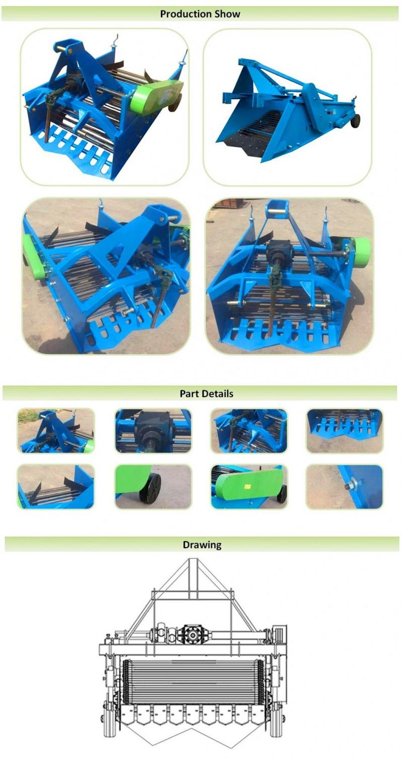 Potato Harvester for Singl Row 600-2100mm Can Be Customization According to Your Require