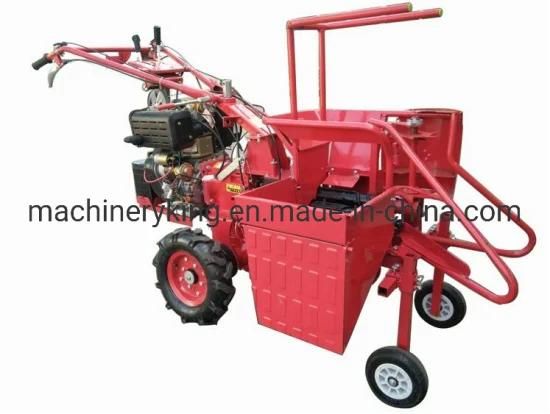 Dry and Wet Corn Harvester Hand Working Tractor Mini Maize Combine Harvester