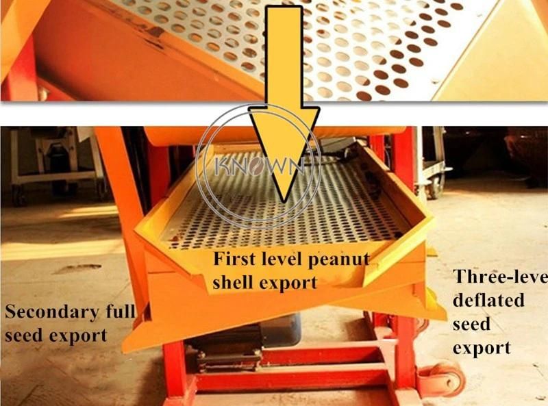 Commercial Cashew Sheller Dry Peanut Red Skin Peeling Machine Automatic Almond Peeler Machinery Camellia Nectar Seed Shell Machine