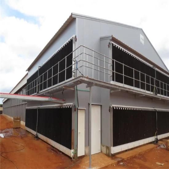 High Quality Prefab Easily Installed Galvanized Steel Chicken Poultry Farm