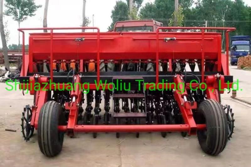 Tractor Trailing Type No Tillage Double Disc Direct Seed Drilling Planter, Grain Seeds Drill Planter,