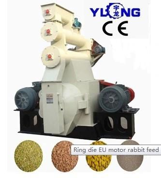 Yulong Hkj250 Animal Feed Ring Die Pellet Machine Made in China