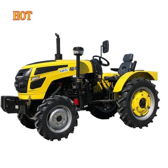 Mini Tractors 55HP 45HP 60HP Wheel Farm Tractor for Agriculture
