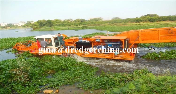 Good Quality Water Hyacinth Harvester/Aquatic Weed Harvester for River Cleaning