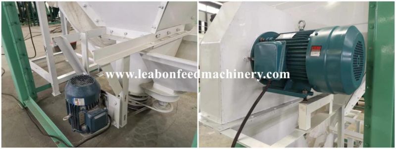 Automatic 750kg/H Chicken Animal Feed Grinder and Mixer