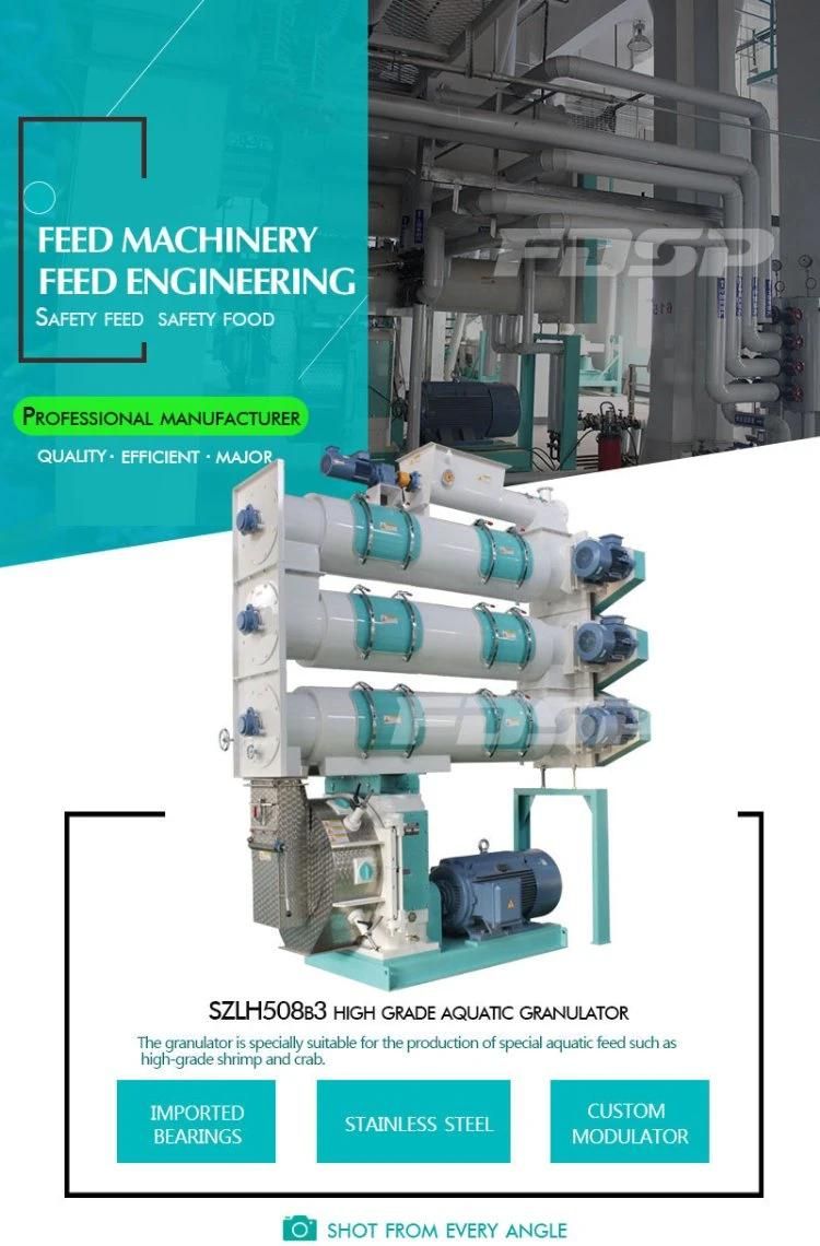 Sinking Fish Feed Pellet Press Machine with CE/ISO