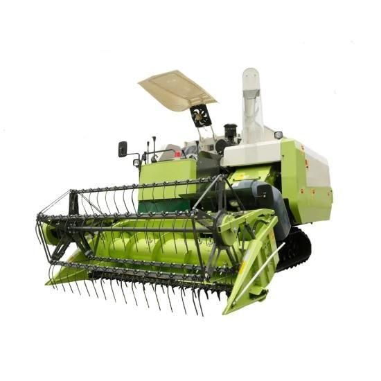 Rice Combine Harvester Paddy Cutting Agricultural Machine