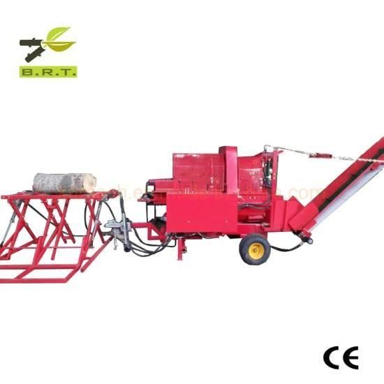 BRT Honda Petrol Engine Agricultural Machinery Firewood Processor with Log Table Lifter