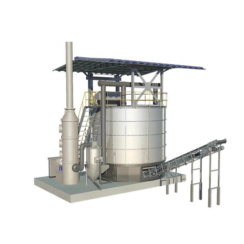 Organic Fertilizer Equipment and Facilities Poultry Manure Fermentation System Municipal Waste Composting Tower
