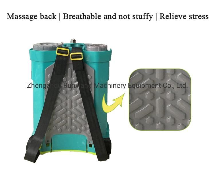 20 Liter 12volt Plastic Agriculture Pesticide Backpack Knapsack Disinfect Electric Battery Pressure Pump Sprayer