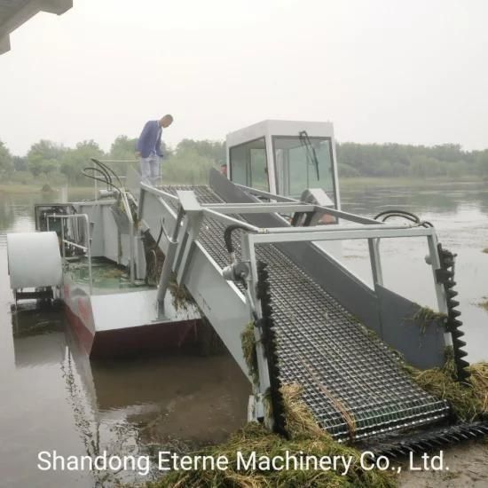 River Reeds Cleaning Machine/Boat/Ship for The Floating Trash Aquatic Weed in Lakes and ...
