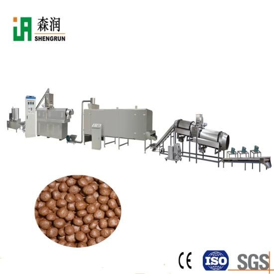 Full Automatic Dog Feed Bulking Equipment Pet Food Extrusion Machinery Feed Pellet ...