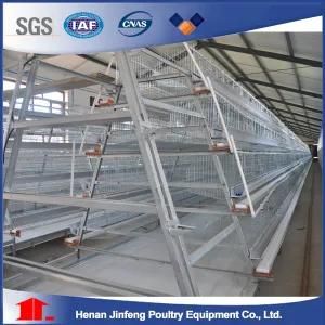 4 Tiers Hot Galvanized Automatic Layer Poultry Cage