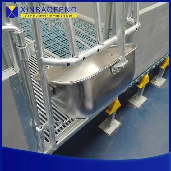 Made-in-China Pig Feeder Ss Double Side Pig Trough