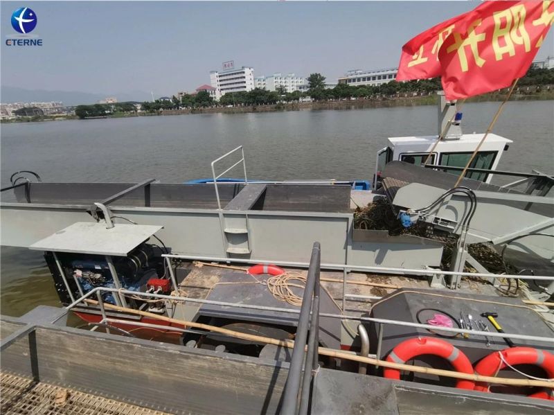 Water Surface Automatic Cleaning Vessel Garbage Collection Dredger