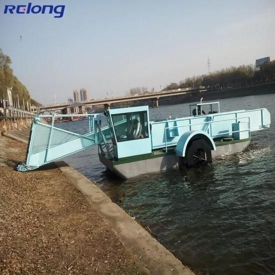 Garbage Collecting Boat/Ship with Mowing and Collecting in One