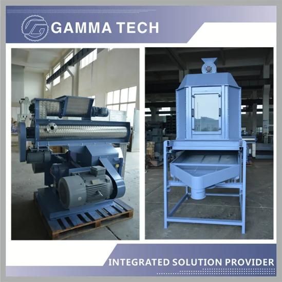 1-2tph Poultry Eqipment /Animal Pellet Mill Machine with Hammer Mill/Mixer/Cooler /Pellet ...