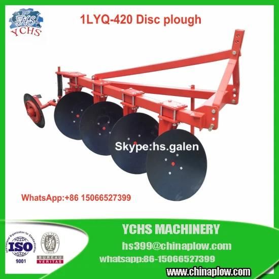 Agriculture Equipment Light Duty Disc Plough 1lyq-420 for Foton Tractor