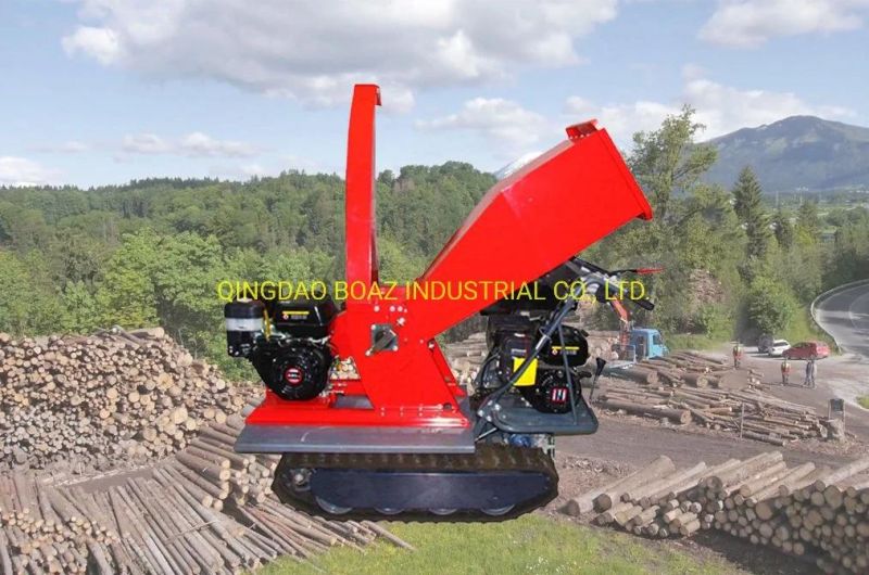 Customized a New Type of Diesel Mobile Orchard Sawdust for Crushing Bamboo Sawdust & Wood Chipper