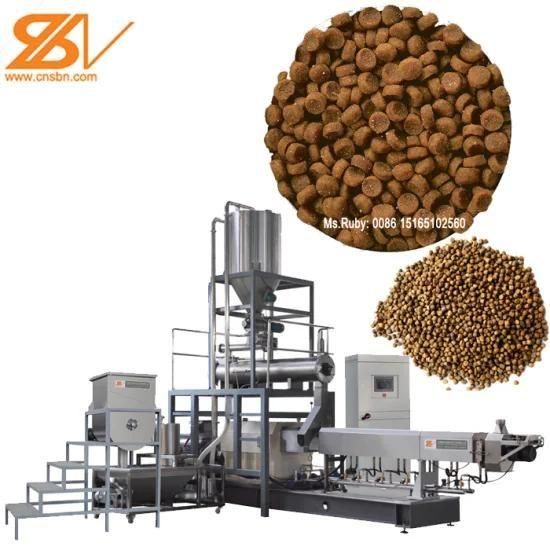 Automatic Floating Fish Feed Pellet Extruder Plant
