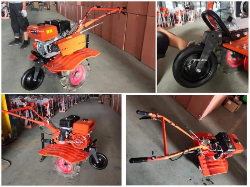 China Hot Sale Cheap Good Quality Diesel and Gasoline Mini Rotary Power Tiller