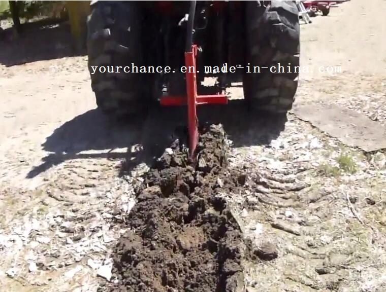 Europe Hot Sale Garden Farm Machine Tractor Hitch Single Tine Ripper with Pipe Layer