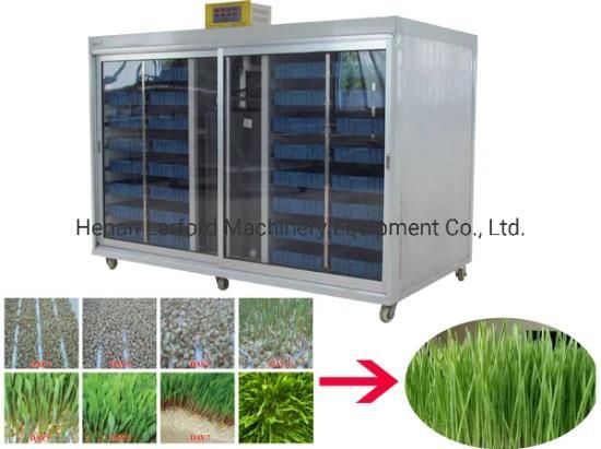 Farm Used Hydroponic System Green Fodder Sprouting Growing Machine Green Grass Making ...