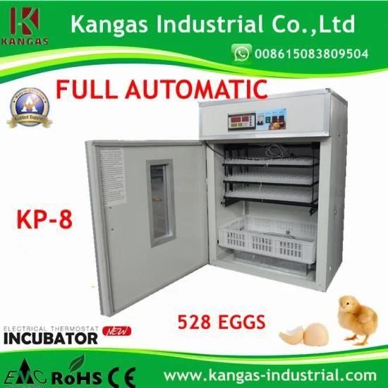 CE Approved Automatic Chicken Egg Incubator Solar Egg Incubator for 528 Eggs