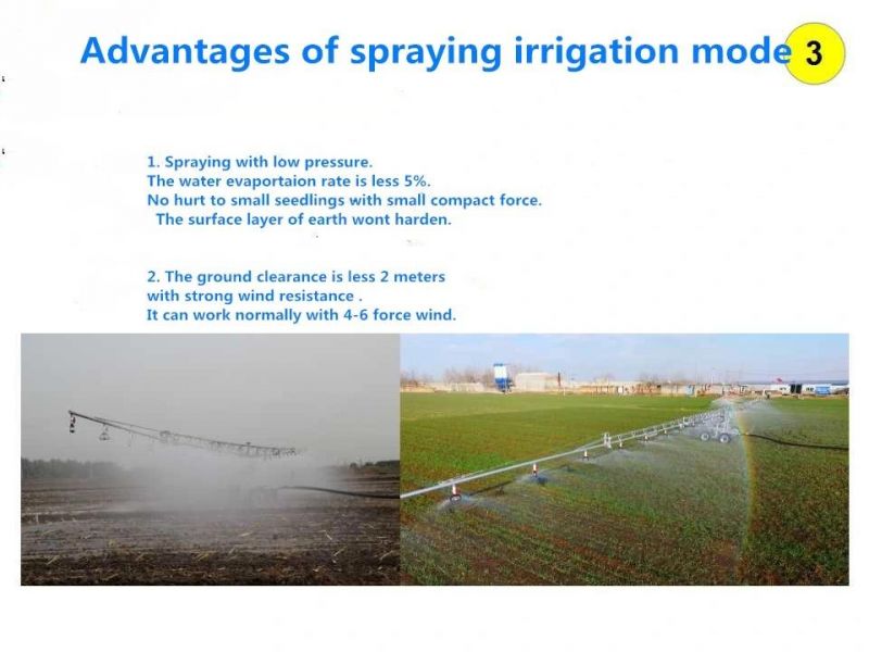 High Efficiency of Jp 75-300 Hose Reel Water Irrigating Boom Spray System